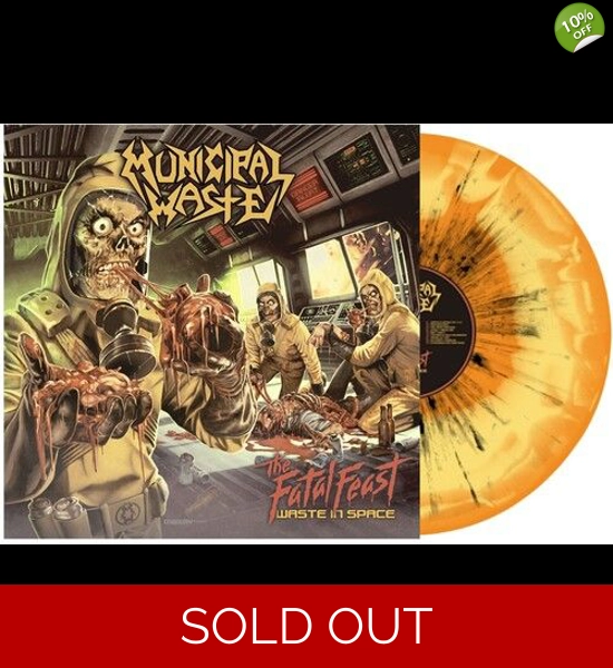 Municipal Waste - The Fatal Feast Orange/Yellow Vinyl LP
